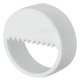 Suspension Fit Rectangle D27mm Half Plastic Wht