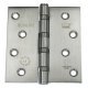 Butt Hinge 102 x 89 mm 304 Stainless Steel Phoenix Slimline Grade 13 BS EN 1935 Square corners satin stainless steel