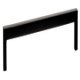 U Pull Handle Zinc Alloy Matte Black 28.5x492mm Fixing Centres