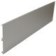 Plinth Panel 145x3000mm Anodised Silver