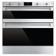 Smeg Cls DUSF6300X Ovn Dbl BU MF Black/ Stainless Steel