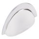 Jude Cup Handle Brass Polished Nickel 64 mm Fixing Centres
