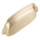 Cup Pull Handle Brass Fixing Centres 96 mm Delia Brushed brass
