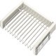 Pull Out Trouser Rack Häfele Dresscode For side panel thickness 19 mm For 7 pairs of trousers width B 520 mm for cabinet width 600 mm traffic white RAL 9016
