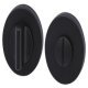 RO12 Escutcheons D52mm WC Set Zinc Alloy Black