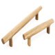 Venus Pull Handle Oak Lacq 128mm Fixing Centres
