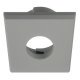 Bezel Recess Mounting for Loox LED 2090 Silver coloured square