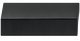 Angle Pull Handle Aluminium M.Black 128/160mm Fixing Centres