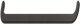 D Pull Handle Zinc Alloy Fixing Centres 64-320 mm Curly Matt black - fixing centres 320 mm