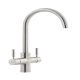 3-in-1 Filter Tap 2.1 litres C-spout Pronteau ProStream PT1102 - Brushed nickel