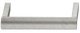 Bar Handle Aluminium Fixing Centres 160-1178 mm Graf 2 Stainless steel effect length 278 mm hole centres 256 mm