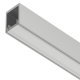 Aluminium Profile for Surface Mounting Loox5 LED Flexible Strip Lights 2102 Length 3000 mm depth 12 mm diffuser width 11 mm Silver coloured