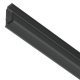 Plastic Profile for Recess Mounting Loox5 LED Flexible Strip Lights 1102 Internal width 5 mm length 3000 mm Black