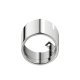 Bezel Ø 65 mm Steel for Loox5 LED 2094 / 3094 Round Chrome coloured