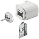 Magnetic Catch Pull 3.0 for Screw Fixing Round Housing for screw fixing White