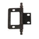 Flush Hinge Finial 50 x 36 x 1 mm Florentine bronzed