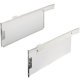 MX Mtl Drawer Sides Sgl 20kg 86/500mm Wht