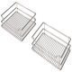 Swing Out Corner Storage Classic Chrome Linear Wire Baskets Vauth-Sagel VS COR Fold For cabinet width: 900/100 mm For door width: 450 - 600 mm Left hand