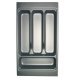 Plastic Cutlery Insert Depth 423 mm to Suit Matrix Box S Drawer Systems For cabinets with 18/19 mm board thickness Width 351 for cabinet width 450 mm anthracite