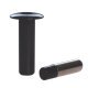 Door Stop Magnetic Concealed Steel/Plastic Black