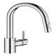 Grohe Zero Concetto PO Sgl Lvr C-Tap Brushed Stainless Steel
