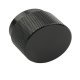 Knob Aluminium Ø 38-50 mm Graf Big Brushed black Ø 38 mm