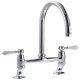 Tap Traditional Bridge C-Spout Abode Ludlow Polished chrome - AT1029
