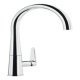 Mixer Tap Single Lever C-Spout Abode Coniq R Polished chrome - AT2115
