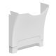 Ropox Washbasin Cover LH Manual Wht