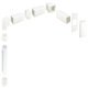 Manrose 100-110mm WP Cwl Duct Set 3m Wht