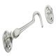 Cabin Hook and Eye Standard Pattern Brass Length 305 mm satin chrome