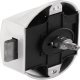 PushButton Lock BS25mm Plastic White