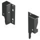 Back Bracket for Häfele Matrix Box S 84 mm Drawer Sides Anthracite