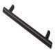 Puma Bar Handle Steel Matte Black D12mm 128mm Fixing Centres