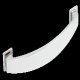 Augusta Bow Handle+BP Zinc Alloy Polished Chrome 128mm Fixing Centres