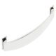 Augusta Bow Handle+BP Zinc Alloy Polished Chrome 160mm Fixing Centres