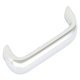 D Pull Handle Steel Polished Chrome D10x32mm 96mm Fixing Centres