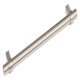 Pimlico Bar Handle Steel/Zinc Alloy SSE D18x384mm Fixing Centres