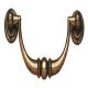 Risle Drop Handle Zinc Alloy Antique Brass 96mm Fixing Centres