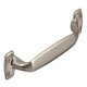 Knightsbridge D Pull Handle Zinc Alloy SSE  96mm Fixing Centres