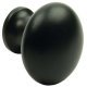 Buxton Knob Cast Iron Black D35x38mm