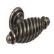 Twister Pull Handle Zinc Alloy Antique Pew 65x22mm