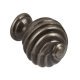 Twister Knob Zinc Alloy Antique Pew D30x42mm
