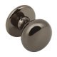 Mayberry Knob Zinc Alloy Polished Black Nickel D32x36mm