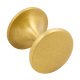 Chloeu Knob Brass Bru Brass D32/30x34mm