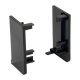 Gola System B+ Profile Trim Caps (Pr) Plastic Black