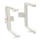 Gola System C+ Profile Conn.Int/Ext Crn Plastic Wht