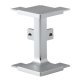 Gola System C+ Profile Conn.Ext Crn Aluminium Black