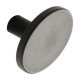 Plato Knob Ocean Plastic Black D42x24mm