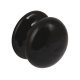 Victoria Knob Ceramic Black D50x39mm